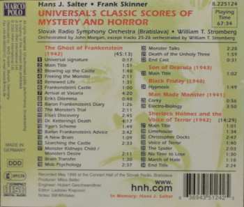 CD Hans J. Salter: Universal's Classic Scores Of Mystery And Horror