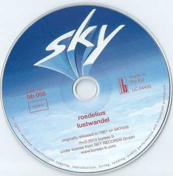 CD Hans-Joachim Roedelius: Lustwandel