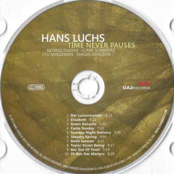 CD Hans Luchs: Time Never Pauses