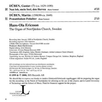 CD Hans-Ola Ericsson: Royal Music For A Royal Instrument