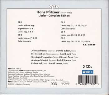 5CD/Box Set Christoph Prégardien: Lieder Complete Edition