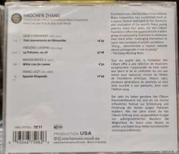 CD Haochen Zhang: Gold Medalist : Thirteenth Van Cliburn International Piano Competition