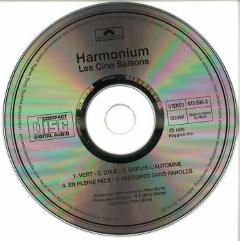 CD Harmonium: Les Cinq Saisons