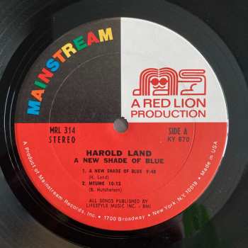 CD Harold Land: New Shade Of Blue