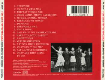 CD Harold Rome: I Can Get It For You Wholesale