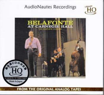 2CD Harry Belafonte: Belafonte At Carnegie Hall The Complete Concert NUM | LTD