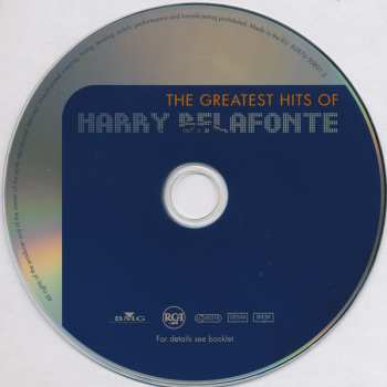 CD Harry Belafonte: The Greatest Hits Of Harry Belafonte