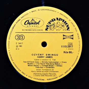 LP Harry James: Ozvěny Swingu