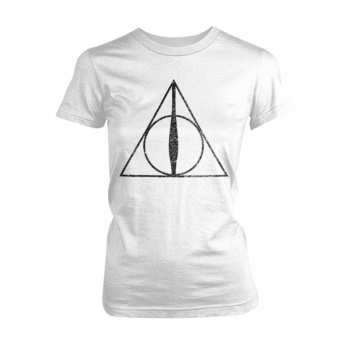 Merch Harry Potter: T-shirt Women's Deathly Hallows Symbol