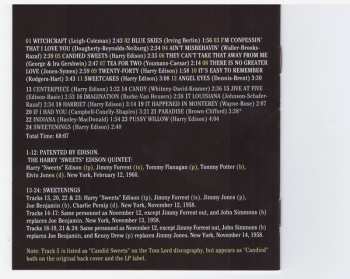 CD Harry Edison: Patented By Edison / Sweetenings