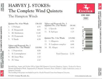 CD Harvey J. Stokes: The Complete Wind Quintets