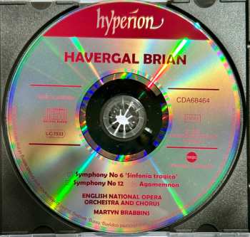 CD Martyn Brabbins: Agamemnon / Sinfonia Tragica • Symphony No 12