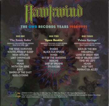 3CD/Box Set Hawkwind: The GWR Records Years 1988-1991