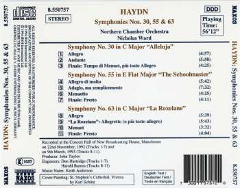 CD Joseph Haydn: Symphonies Vol. 10 No. 30 "Alleluja" • No. 55 "The Schoolmaster" • No. 63 "La Roxelane"