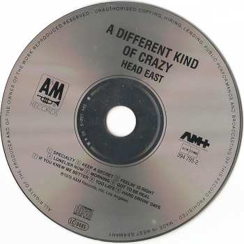 CD Head East: A Different Kind Of Crazy