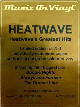 LP Heatwave: Heatwave's Greatest Hits CLR | LTD | NUM
