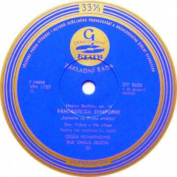 LP The Czech Philharmonic Orchestra: Fantastická Symfonie, Op. 14 „Episoda Ze Života Umělce“