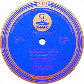 LP The Czech Philharmonic Orchestra: Fantastická Symfonie, Op. 14 „Episoda Ze Života Umělce“