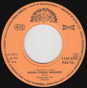 SP Heidi Janků: Budem Stokrát Krásnější / Vím Už Svý