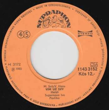 SP Heidi Janků: Budem Stokrát Krásnější / Vím Už Svý