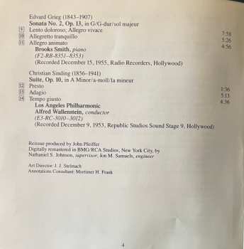 2CD/Box Set Edvard Grieg: The Heifetz Chamber Music Collection I