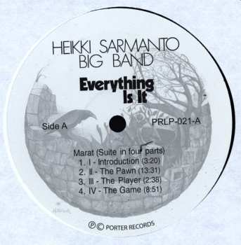 LP Heikki Sarmanto Big Band: Everything Is It LTD
