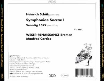 2CD Heinrich Schütz: Symphoniae Sacrae I