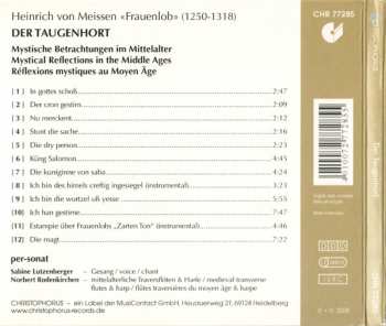 CD Per-Sonat: Der Taugenhort: Mystical Reflections In The Middle Ages