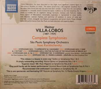 6CD/Box Set Heitor Villa-Lobos: Complete Symphonies