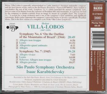 CD Heitor Villa-Lobos: Symphonies Nos. 6 And 7
