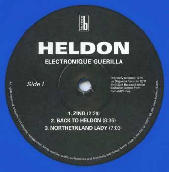 LP Heldon: Electronique Guerilla CLR | LTD | NUM