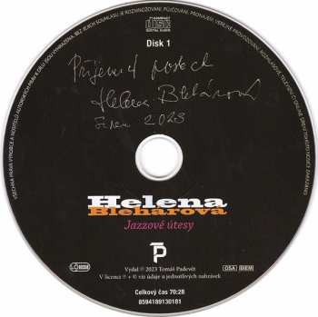 2CD Helena Blehárová: Jazzové Útesy (43 Originálních Nahrávek Z Let 1963 - 1990)