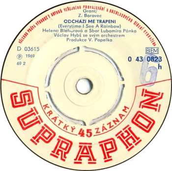 SP Helena Blehárová: Odchází Mé Trápení / Chtěla Bych Zpívat Jako Zvon