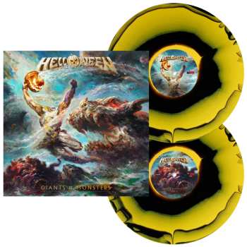 LP Helloween: Giants & Monsters (giant Black Yellow Vinyl)