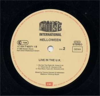 LP Helloween: Live In The U.K.