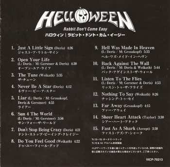 CD Helloween: Rabbit Don't Come Easy LTD