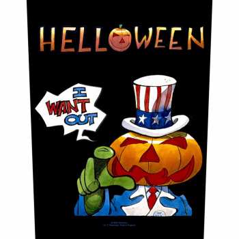 Merch Helloween: Back patch I Want Out