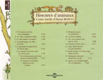 CD Henri Bosco: Histoires D'Animaux - Conte Inédit D'Henri Bosco
