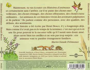 CD Henri Bosco: Histoires D'Animaux - Conte Inédit D'Henri Bosco