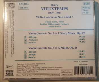 CD Henri Vieuxtemps: Violin Concertos Nos. 2 And 3