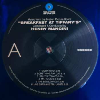 LP Henry Mancini: Breakfast At Tiffany's (Music From The Motion Picture Score) LTD | CLR