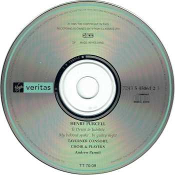 CD Henry Purcell: Te Deum & Jubilate, My Beloved Spake, In Guilty Night