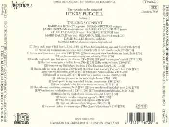 CD Henry Purcell: The Secular Solo Songs Of Henry Purcell, Volume 2