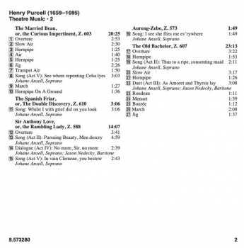CD Henry Purcell: Theatre Music - 2