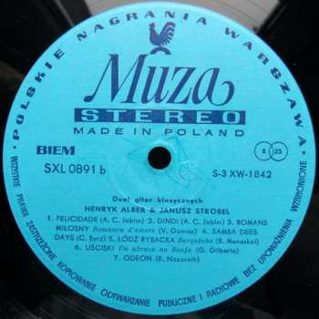 LP Henryk Alber: Henryk Alber & Janusz Strobel