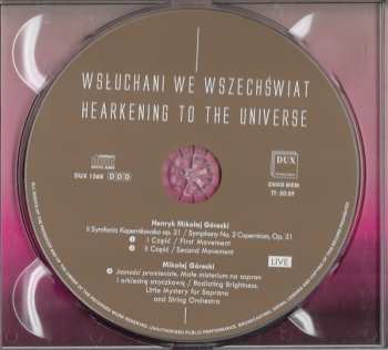 CD Henryk Górecki: Wsłuchani We Wszechświat - Hearkening To The Universe