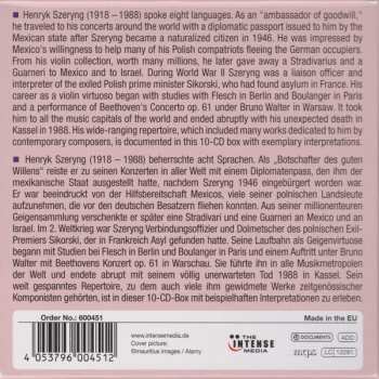 10CD Henryk Szeryng: Milestones Of A Violin Legend