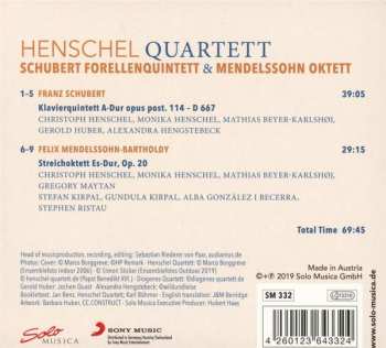 CD Franz Schubert: Schubert Forellenquintett & Mendelssohn Octet
