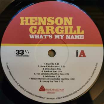 LP Henson Cargill: What's My Name LTD