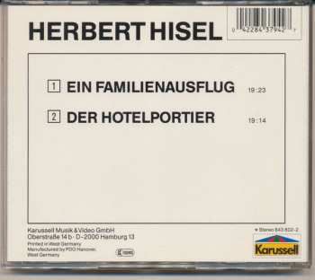 CD Herbert Hisel: Ein Familienausflug / Der Hotelportier